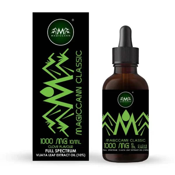 Magiccann Full-spectrum Vijaya Leaf Extract Oil, CBD: THC 2:1, 1000 mg, 10mL