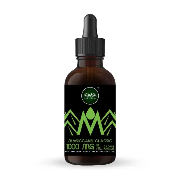 Magiccann Full-spectrum Vijaya Leaf Extract Oil, CBD: THC 2:1, 1000 mg, 10mL