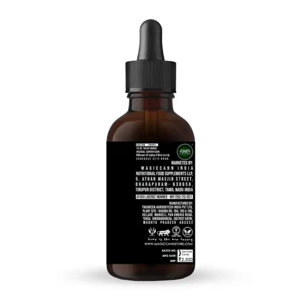 Magiccann Full-spectrum Vijaya Leaf Extract Oil, CBD: THC 2:1, 1000 mg, 10mL