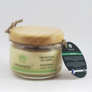 Cannavedic Massage Oil Candle: Sleep Inducing