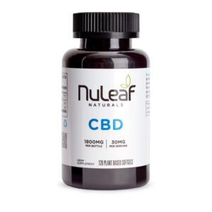 Nuleaf Naturals Full Spectrum Hemp CBD Capsules 1800 mg(15mg/softgel)
