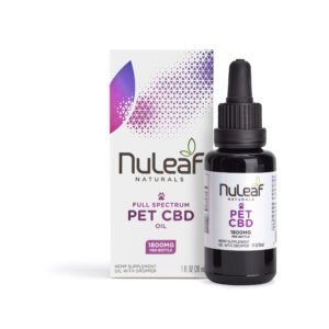 Nuleaf Naturals Full Spectrum Hemp CBD Pet Oil 1800 mg(60mg/mL)