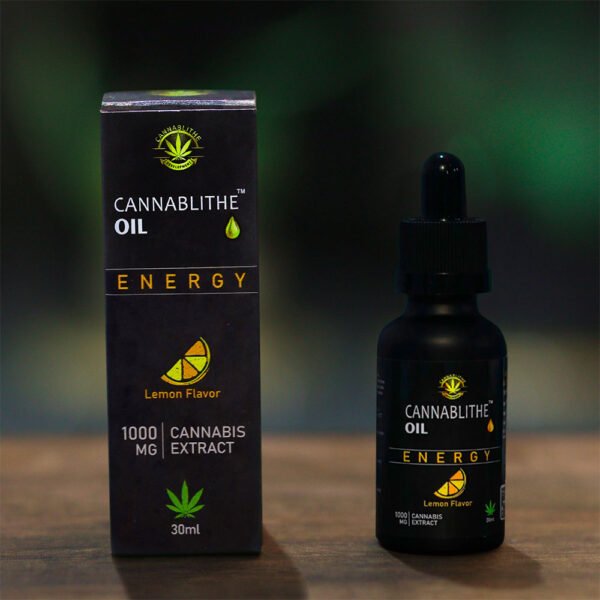 Cannablithe Cannabis Leaf Extract -ENERGY 1000mg (30ml (Lemon)
