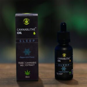 Cannablithe Cannabis Leaf Extract -SLEEP 1500mg (30ml) (Peppermint)