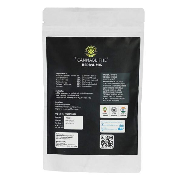 CannaBlithe Cannabis Herbal Mix, 50gms on cbd india