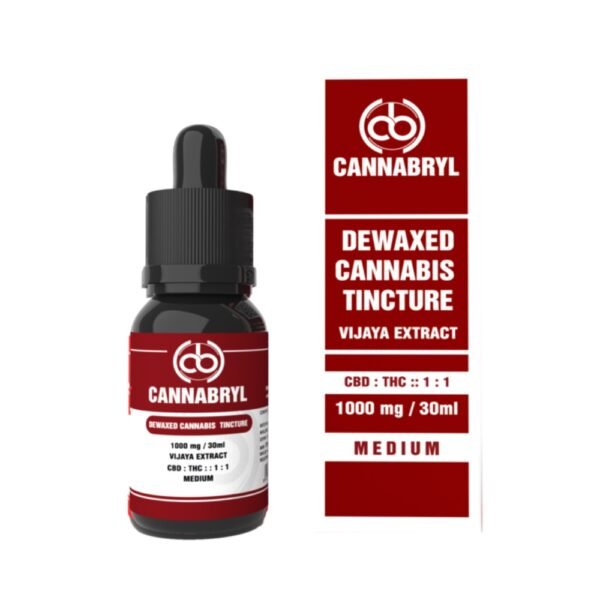 IPB 1500 Cannabryl DEWAXED Cannabis Tincture 1500mg 1:1 (CBD BALANCED), 30 ml on cbd india