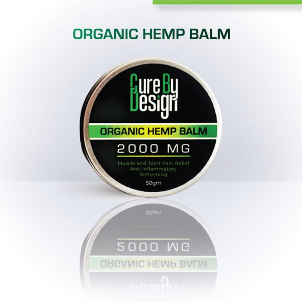Cure By Design Organic Hemp Balm 2000 mg CBD (50 gms) on cbd india
