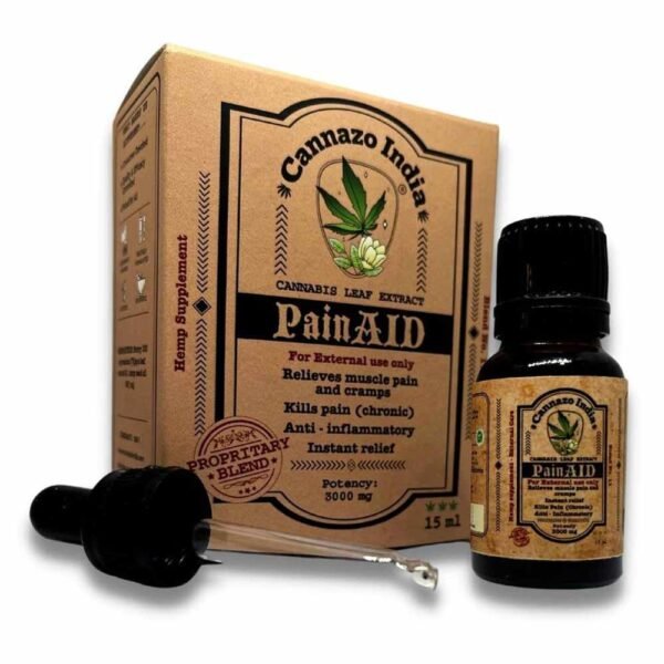 CannazoIndia Painaid External care, 3000mg, 15ml on cbd india