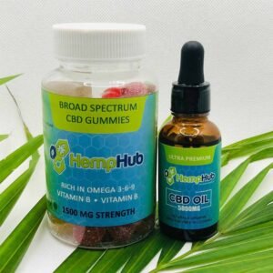 Hemp Hub Broad Spectrum CBD Oil + Gummies Combo Offer
