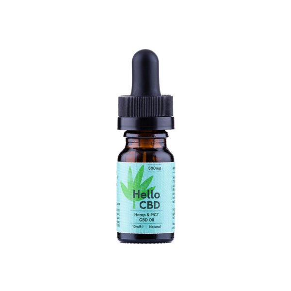 Hello CBD Natural Flavour Broad Spectrum Tincture 500 mg