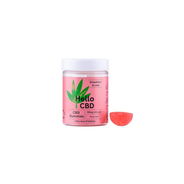 Hello CBD Strawberry and Lime Broad Spectrum 30mg