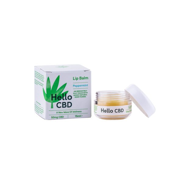 Hello CBD Peppermint Lip Balm 50mg