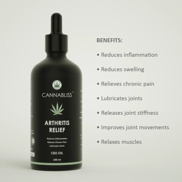 India Hemp Organics CannaBliss Arthritis Relief- CBD Oil (50ml) on cbd india