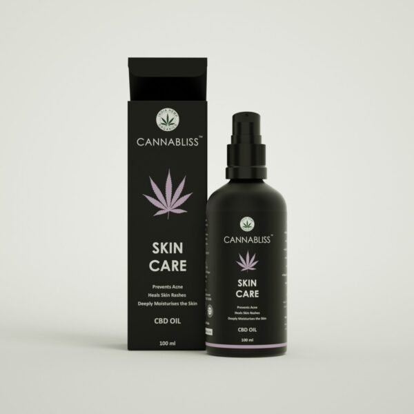 India Hemp Organics CannaBliss Skin Care- CBD Oil (100ml)