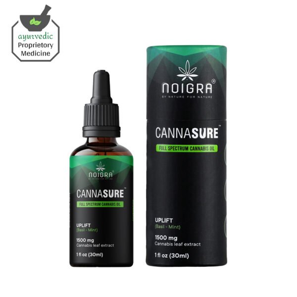 Cannasure Uplift Full-spectrum Cannabis Extract for Mental Well-being, 1500mg, 30ml on cbd india