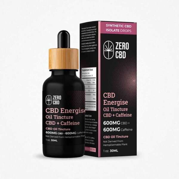 ZERO CBD Caffiene Energize Tincture, CBD + Caffiene (600 mg+ 600mg) (30ml) on cbd india