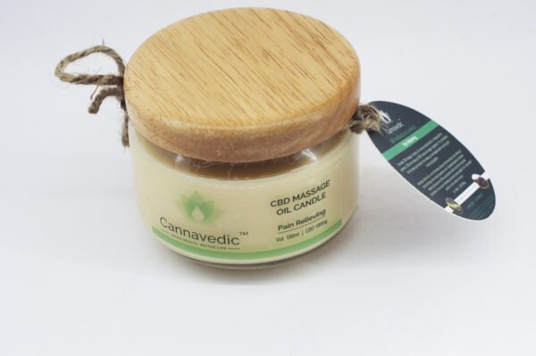 Cannavedic Massage Oil Candle: Pain Relieving on cbd india