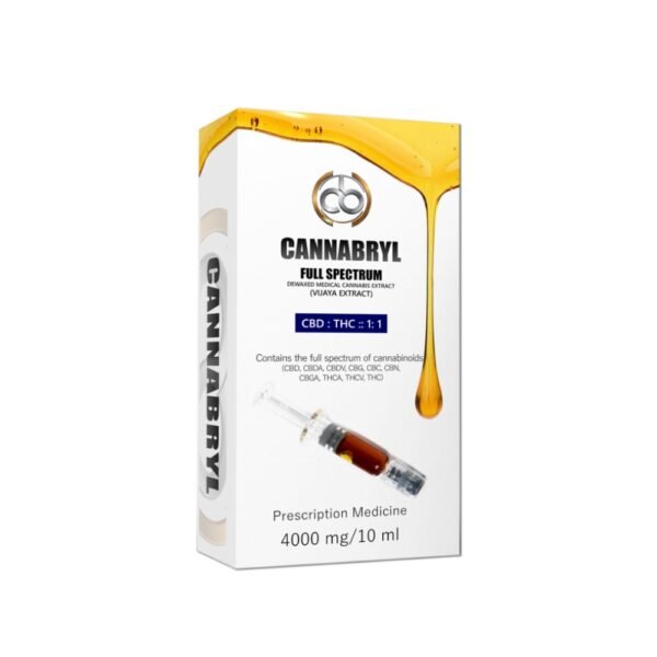 IPV 2000 Cannabryl Dewaxed 1:1 CBD : THC200mg 5ml (CBD Balanced) CBD Oil Extract