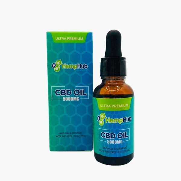 Hemp Hub Broad Spectrum CBD Oil, 5000mg