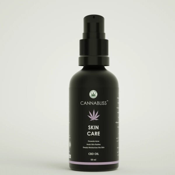 India Hemp Organics CannaBliss Skin Care- CBD Oil (50ml)
